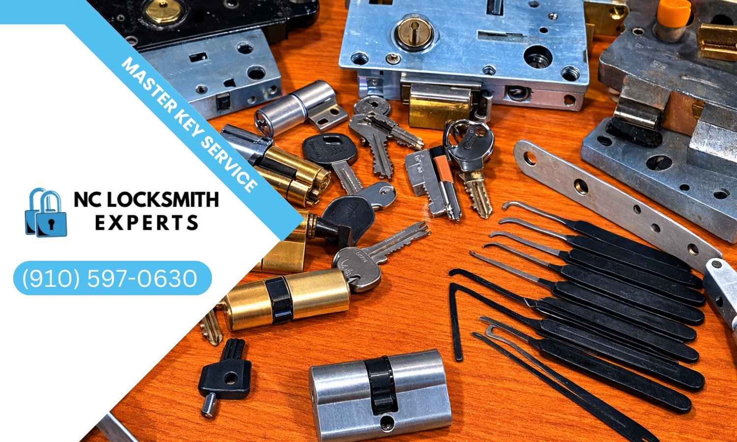 Custom master key system design and installation. Hierarchical access control for businesses, schools, and multi-tenant properties with restricted keyway